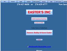 Tablet Screenshot of easterbussales.com